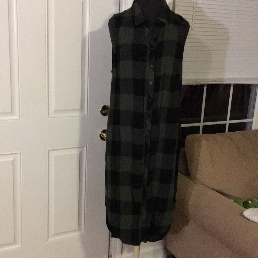 Duster Length Vest 1X